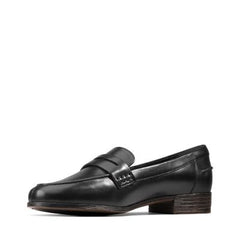 Hamble Loafer Black Leather - 26147739 by Clarks