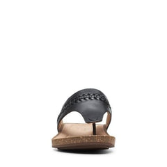 Un Perri Vibe Black Leather - 26148688 by Clarks