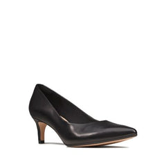 Laina55 Court Black Leather - 26148904 by Clarks
