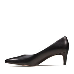 Laina55 Court Black Leather - 26148904 by Clarks