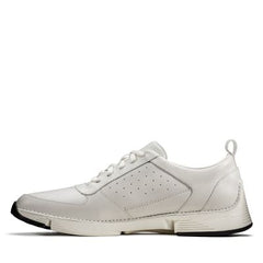 Tri Sprint White Leather - 26149468 by Clarks