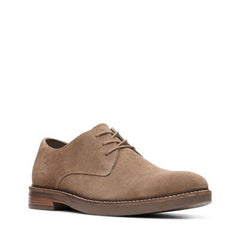 Paulson Plain Olive Suede - 26149750 by Clarks