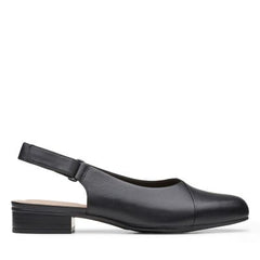 Juliet Pull Black Leather - 26149772 by Clarks