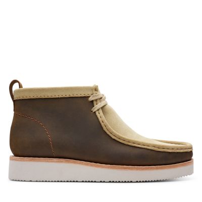 Wallabee Hike Beeswax Combi - 26150815 by Clarks