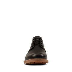 Foxwell Mid Black Leather - 26151341 by Clarks