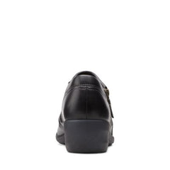 Rosely Lo Black Leather - 26152534 by Clarks