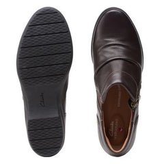 Rosely Lo Dark Brown Lea - 26152536 by Clarks