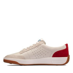 Hero Air Lace White/Red - 26152877 by Clarks