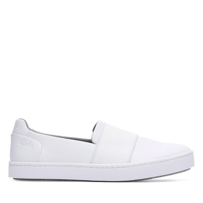 Pawley Wes White Leather - 26152934 by Clarks