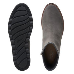 Sharon Heights Grey Suede - 26153520 by Clarks