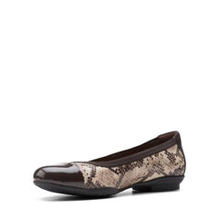 Sara Orchid Taupe Snake - 26154583 by Clarks