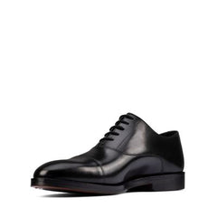 Oliver Cap2 Black Leather - 26155167 by Clarks