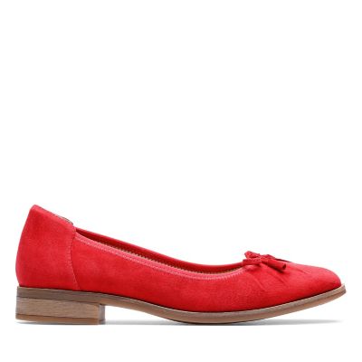 Trish Rhea Red Suede - 26155179 by Clarks