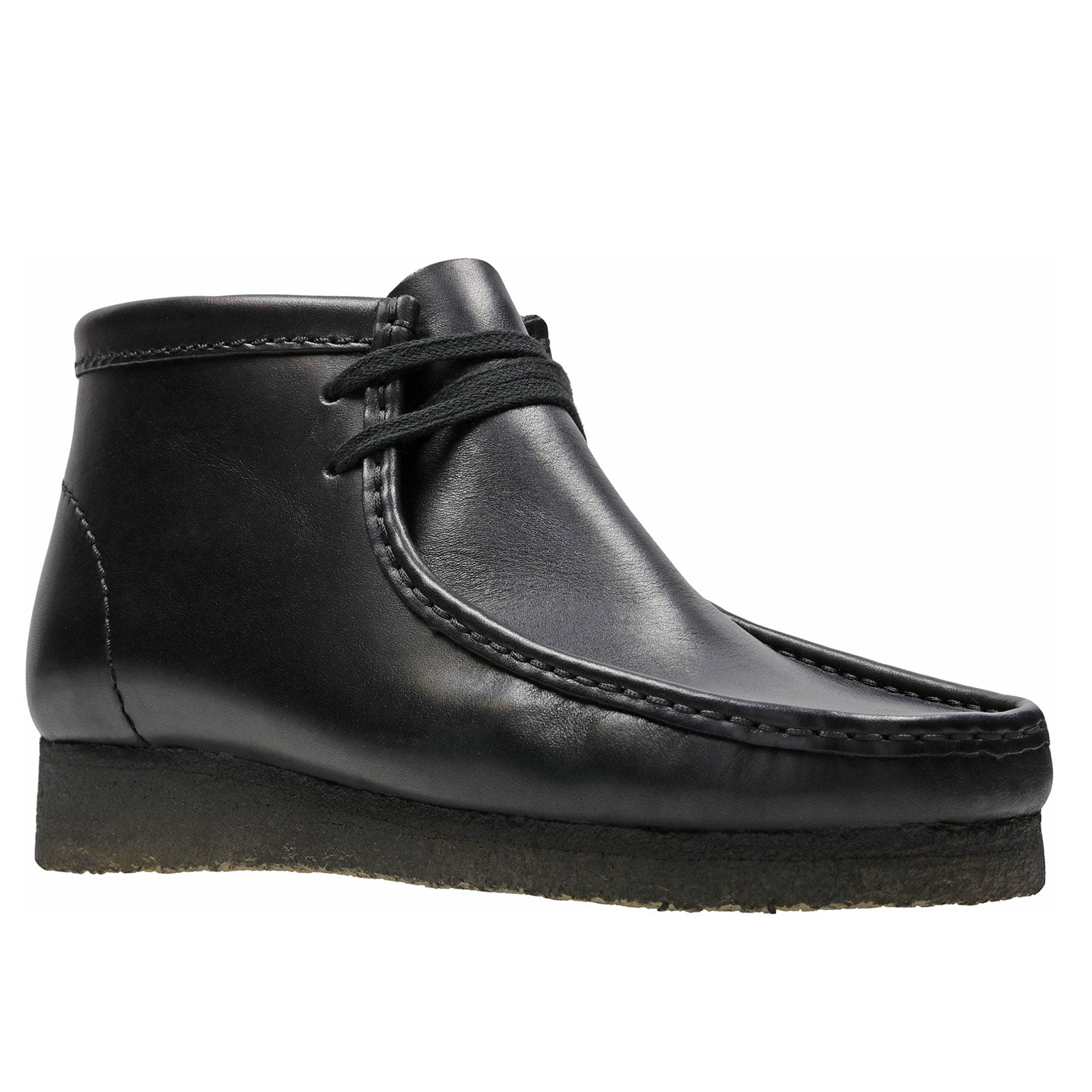 Clarks Wallabee Boot 55512 (Black Leather)