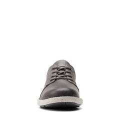 Un LarvikLace2 Grey Leather - 26155546 by Clarks