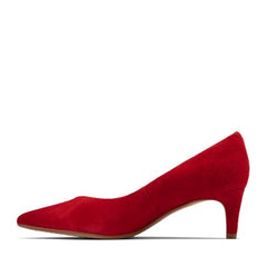 Laina55 Court2 Red Suede - 26156599 by Clarks