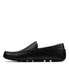 Oswick Edge Black Leather - 26157986 by Clarks