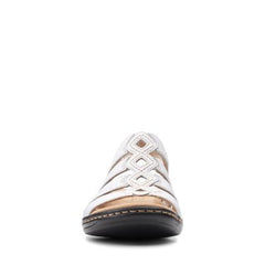 Leisa Ruby White Leather - 26158221 by Clarks