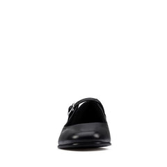 Pure Flat Black Leather - 26158800 by Clarks