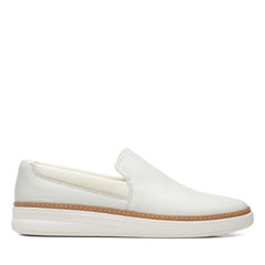 Kerris Stride White Leather - 26159153 by Clarks