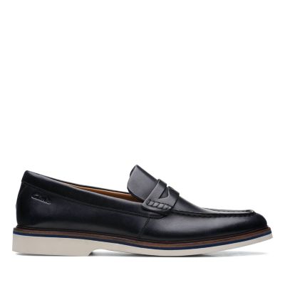 Malwood Step Black Leather - 26159574 by Clarks