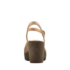 Maritsa70Strap Taupe Combi Lea - 26160296 by Clarks
