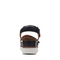 Lizby Strap Navy Leather - 26160377 by Clarks