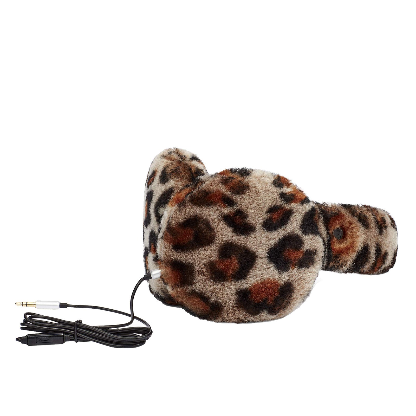 UGG Exposed Sheepskin Tech Earmuff-Leopard