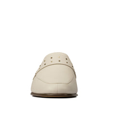 Clarks Pure Mule 50384 (White Leather)