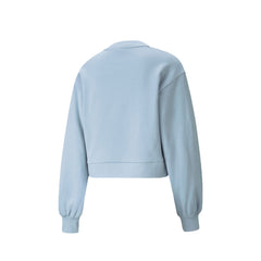 Puma Classic Puff Sleeve Crew Sweatshirt 53161661 (Blue Fog)