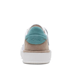 Clarks Craft Cup Lace 64240 (White / Turquoise)