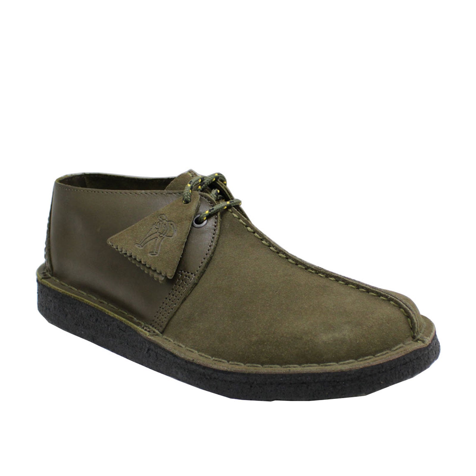 Over hoved og skulder Fellow Forretningsmand Clarks Desert Trek 54752 (Olive Combination) – Milano Shoes