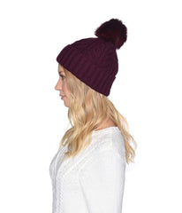 UGG® Cable Knit Pom Beanie