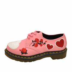 Dr. Martens 1461 Sequin Hearts 24414650 (Pink / White)