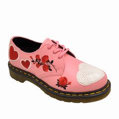 Dr. Martens 1461 Sequin Hearts 24414650 (Pink / White)