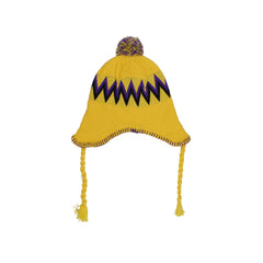 Los Angeles Lakers Peruvian Knit Hat LKR6037 (Gold)
